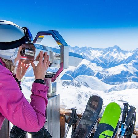 Chalet Alpe D'Huez 1850-Sea And Mountain Pleasure Avec 2 Appartements- 1 Appartement 3 Chambres 8 Couchages - 3 Salles D'Eau Et 1 Appartement 5 Chambres 12 Couchages 5 Salles D'Eau - Jacuzzi Et Sauna -Pieds Des Pistes Et Centre Bagian luar foto