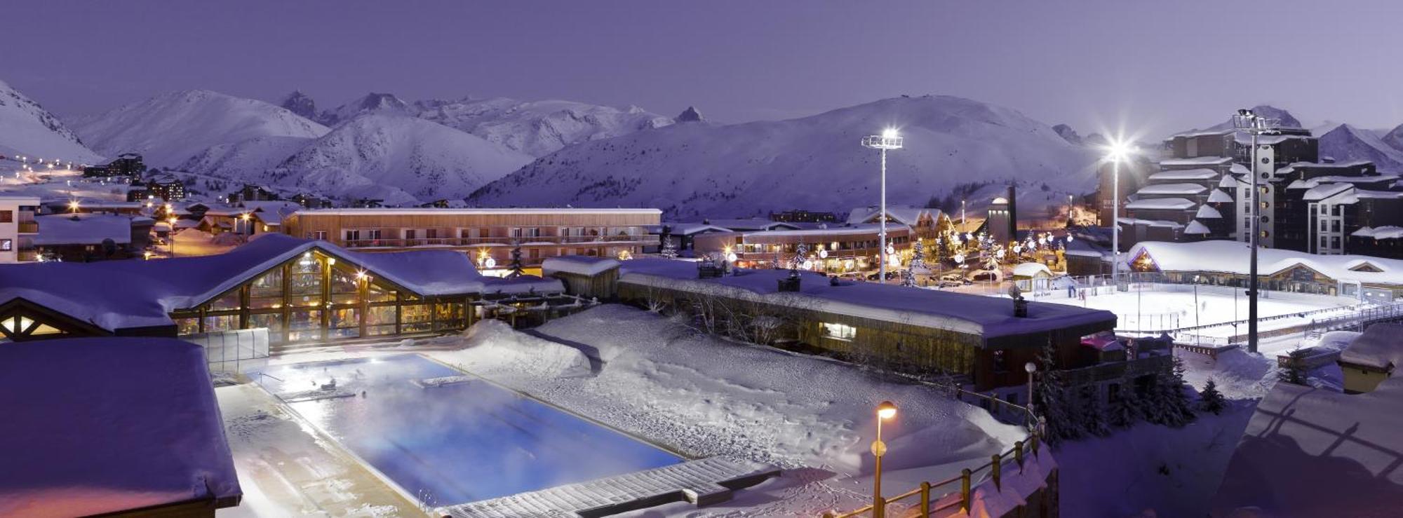 Chalet Alpe D'Huez 1850-Sea And Mountain Pleasure Avec 2 Appartements- 1 Appartement 3 Chambres 8 Couchages - 3 Salles D'Eau Et 1 Appartement 5 Chambres 12 Couchages 5 Salles D'Eau - Jacuzzi Et Sauna -Pieds Des Pistes Et Centre Bagian luar foto